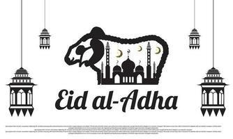 eid al adha abstrakt Hintergrund vektor