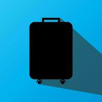 Reise Tasche Symbol zum das Anwendung oder Webseite. Koffer Form. vektor