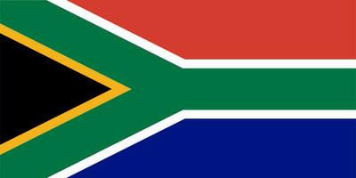 afrikanisch National Flagge mit offiziell Farben. vektor