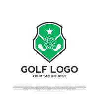 Golf Turnier Logo oder Symbol vektor