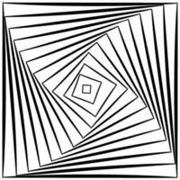 hypnotisk, geometrisk, upprepad mönster vektor