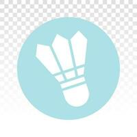 Badminton Federball Vektor eben Symbole zum Sport Apps und Websites