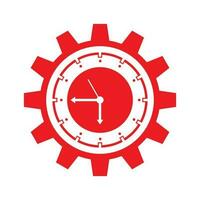 tid ikon med en vit bakgrund, klocka symbol, stoppur tecken, vektor illustration element