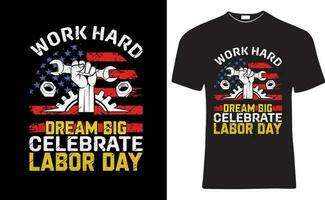 labor day t-shirt vektor