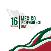 eben Mexiko Unabhängigkeit Tag Vektor