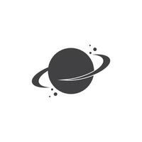 ein Saturn Planet Symbol Vektor Illustration