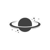 ein Saturn Planet Symbol Vektor Illustration