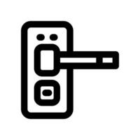 Tür Knopf Symbol. Vektor Symbol zum Ihre Webseite, Handy, Mobiltelefon, Präsentation, und Logo Design.