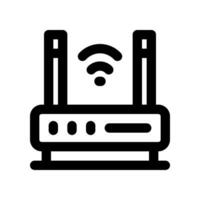 Router Symbol. Vektor Symbol zum Ihre Webseite, Handy, Mobiltelefon, Präsentation, und Logo Design.