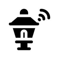 Straßenlaterne Symbol. Vektor Symbol zum Ihre Webseite, Handy, Mobiltelefon, Präsentation, und Logo Design.