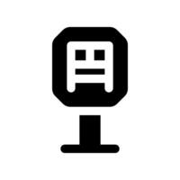 Bus Zeichen Symbol. Vektor Symbol zum Ihre Webseite, Handy, Mobiltelefon, Präsentation, und Logo Design.