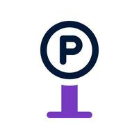 Parkplatz Zeichen Symbol. Vektor Symbol zum Ihre Webseite, Handy, Mobiltelefon, Präsentation, und Logo Design.