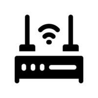 Router Symbol. Vektor Symbol zum Ihre Webseite, Handy, Mobiltelefon, Präsentation, und Logo Design.