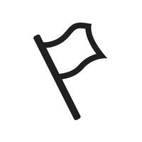 Golf Flagge Symbol Vektor Design Illustration