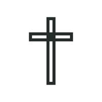 Christian Kreuz Symbol Grafik Vektor Design Illustration