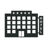 Hotel Symbol Grafik Vektor Design Illustration