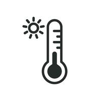 Thermometer Symbol Grafik Vektor Design Illustration