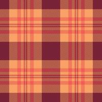 Muster Stoff nahtlos von Tartan prüfen Vektor mit ein Hintergrund Plaid Textur Textil.