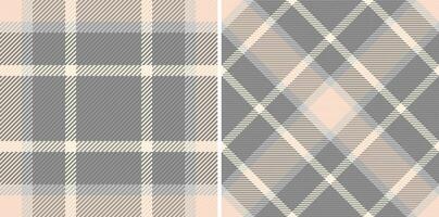 Hintergrund Stoff Vektor von Muster Plaid prüfen mit ein Textur Textil- nahtlos Schottenstoff.