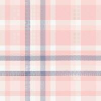 Hintergrund Textur Muster von prüfen Vektor Textil- mit ein Stoff Tartan Plaid nahtlos.