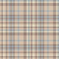 prüfen Plaid Hintergrund von Textil- Muster Stoff mit ein Vektor Textur Tartan nahtlos.