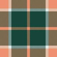 pläd kolla upp mönster. sömlös tyg textur. tartan textil- skriva ut. vektor