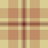 Muster Stoff Textur von prüfen Tartan Hintergrund mit ein Textil- Vektor nahtlos Plaid.