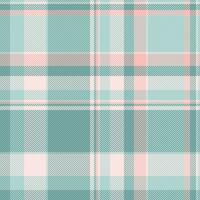 Stoff Textur Muster von nahtlos Tartan Vektor mit ein prüfen Hintergrund Plaid Textil.