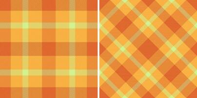 Stoff Textil- Textur von Muster Plaid Tartan mit ein Hintergrund Vektor nahtlos überprüfen.