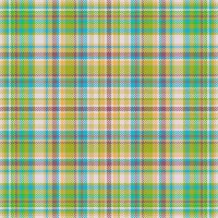 Stoff Muster Hintergrund von prüfen Textil- Plaid mit ein Vektor nahtlos Tartan Textur.