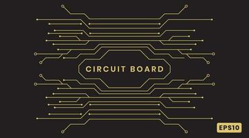 krets styrelse teknologi bakgrund. framtida elektronik tech begrepp. rörelse. vektor illustration element