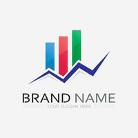 Business Finance und Marketing Logo Vector Illustration Design