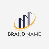 Business Finance und Marketing Logo Vector Illustration Design