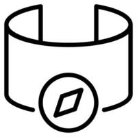 vr Erkundung Symbol vektor