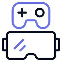 vr Spielen Symbol vektor