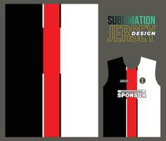 Vektor Jersey Sport Design zum Rennen Radfahren Fußball Spielen Moto-Cross