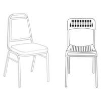 stol sittstol vektor bekväm möbel fåtölj och sittplats pouf design i möblerad lägenhet interiör illustration uppsättning av företag kontorsstol ikoner uppsättning vektor illustration.