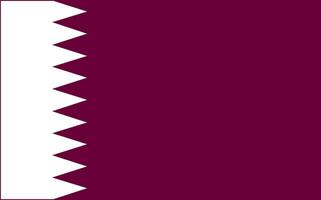 vektor nationell flagga av de arab stat av qatar. symbol territorium i de persisk golf.