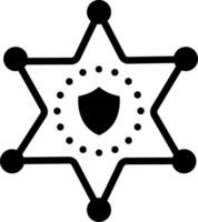 solide Symbol zum Stellvertreter vektor