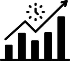 solide Symbol zum voraus vektor