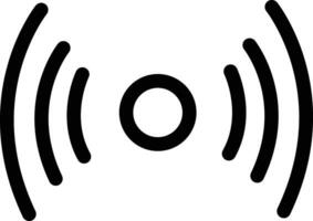 Video Streaming Symbol, schwarz Rundfunk- Piktogramm, Vektor Illustration