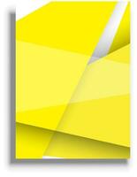 presentation omslag mall, gul vektor bakgrund