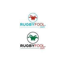 Vektor Zeichen Rugby Logo und im eben Design, Text Logo,