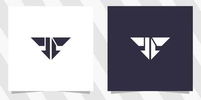 brev t logotyp design vektor