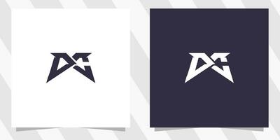 Brief dc CD Logo Design vektor