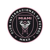 inter miami fc logotyp på transparent bakgrund vektor