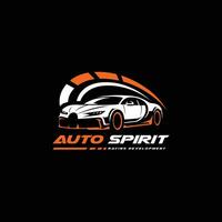 Auto Auto Rennen Geist Geschwindigkeit Garage Logo Vektor Vorlage Satz. Beste zum Automobil verbunden Industrie
