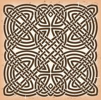 Weinlese Grunge keltischer Mandala-Hintergrund