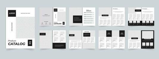 modern produkt katalog mall design eller mode katalog eller företag katalog layout design 16 sidor vektor