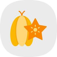 Sternfrucht Vektor Symbol Design